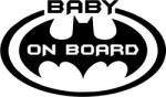 Stickify Baby Batman on Board matrica