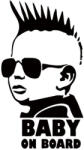 Stickify Baby on Board Punk autómatrica