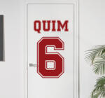 Stickify Egyedi neves mezszám matrica