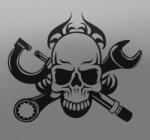 Stickify Szerelő koponya műhelymatrica