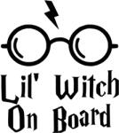 Stickify Lil Witch On Board matrica