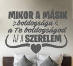 Stickify Szerelmes üzenet falmatrica