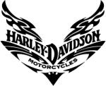 Stickify Harley szárnyak matrica