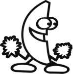 Stickify Táncoló banán Autómatrica