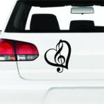 Stickify Szerelmes hangjegyek Autómatrica