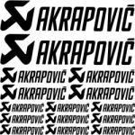 Stickify Akrapovic "1" szponzor matrica szett