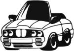 Stickify BMW matrica rajzfilmautó