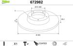 VALEO Disc frana VALEO COATED 672982 (672982)