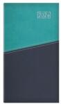 TOPTIMER Zsebnaptár, álló elrendezésű, TOPTIMER "Duplex", türkiz-kék (NKD035TKU) - jatekotthon