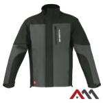 ART.MAS Classic-One Softshell Kabát, szürke/fekete (ART - Classic-One softshell)
