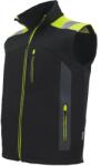 ART.MAS Work Softshell Mellény, NEON sárga/fekete, szélálló-vízálló (ART-CLASSWORK-Vesta)
