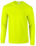 Gildan Gildán Hosszú ujjú póló - Safety Green, 100% pamut (GI2400 Safety Green)