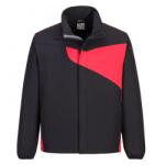 Portwest PW271 - PW2 Softshell Dzseki, fekete/piros, szélálló-vízálló-lélegző (PW271BDR)