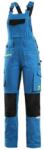 CXS STRETCH- Női Kantáros Munkásnadrág, kék/fekete (CXS-STRETCH-ORG-Blue-Women)