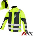 ART.MAS Eclipse Jól láthatósági softshell kabát, NEON sárga/fekete (ART - Eclipse softshell NEW)
