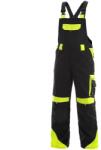 CXS Sirius Brighton - Téli Kantáros Munkásnadrág, fekete / NEON sárga (CXS-Sirius-Brighton-kertész-W)