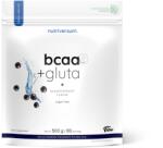 Nutriversum BCAA + GLUTA Sugar Free 500 g fekete ribizli