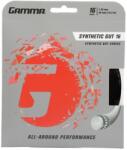 Gamma Tenisz húr Gamma Synthetic Gut w/ WearGuard (12, 2 m) - Fekete (GSGW6-12)