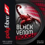 Polyfibre Tenisz húr Polyfibre Black Venom Rough (12, 2 m) - Fekete (ST70038.1)