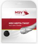 MSV Tenisz húr MSV Hepta Twist (12 m) - anthracite - Fekete (2206/2207/2213/2214)