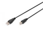 ASSMANN DB-300102-018-S cabluri USB USB 2.0 1, 8 m USB A USB B 0, 48 Gbit/s Negru (DB-300102-018-S)