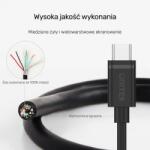 Unitek Cablu Date UNITEK USB-C 3m Negru (Y-C477BK01-3M)