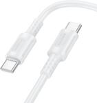 BOROFONE Cablu Date si Incarcare Borofone USB-C - USB-C BX111 Feliz 60W 1m Alb