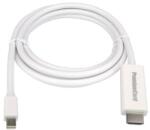 PremiumCord Kábel mini DisplayPort mini DP - HDMI, 1080p@60Hz, M/M, 1m, fehér (KPORTADMK01-01) (KPORTADMK01-01)