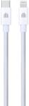 Dviced Cablu de Date Dviced USB-C to Lightning Nylon Textile 1.25m Alb (DV120006)