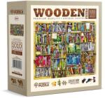 Wooden City 1010 db-os fa puzzle - Könyvespolc (NB1010-0128-XL) (NB1010-0128-XL)