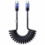 JOYROOM Cablu Date si Incarcare Joyroom USB-C - USB-C S-A43 Crystal 60W 1.5m Negru