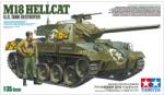 TAMIYA 1/35 M18 Hellcat amerikai páncélvadász tank modell (TA35376)