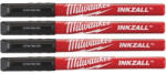 Milwaukee INKZALL Filctoll 0, 6mm hegyű Fekete (4 db/cs) 48223164 (48223164) - lumenet