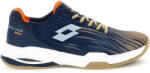 Lotto Mirage 200 II Prt Clay Indigo Blue/All White/Irish Beige Férfiteniszcipő EUR 43, 5