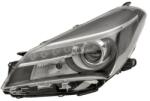ACI TOYOTA YARIS 14- -17 Első fényszóró, H7+XENON+LED, hibrid (elektromos vezérlés motor nélkül), izzó és vezérlőegység nélkül
