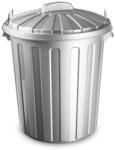 Plastic Forte City szeméttároló, ezüst, fedeles, 51 l (135301061)
