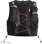 adidas TERREX Trail Running Techrock mellény, 5 l, black/white/impact orange (M)
