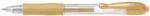 Pilot Roller cu gel G-2, metalic Pilot 0.7 mm varf mediu, auriu PBL-G2-7M-GD