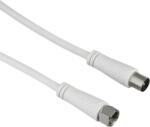 Hama TL F-coax antennakábel, 90db 1, 5m White 00205061 (00205061)