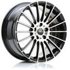 AVUS Racing AC-M03 Fekete polír 5/98 18x7, 5 ET36 58, 1 - nyarigumi