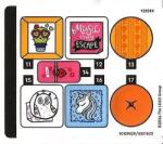 LEGO® 76781stk02 - LEGO Matrica lap - 76781 készlethez (76781stk02)