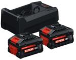 Bosch EXPERT 2 × EXBA18V-55 + GAL12V/18V-80 - Két 18V 5, 5Ah akkumulátor és töltő készlet - 1600A0373P (1600A0373P)