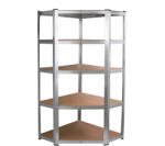 Leziter Nagy teherbírású sarokpolc 180x70x40-40 cm 175 kg króm (LNP1804040K) - homelux