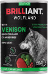 Brilliant Wolfland Monoprotein szarvas & brokkoli-vörösáfonya nedves kutyaeledel (12 x 400 g) 4.8kg