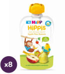 Hipp HiPPiS BIO gyümölcspép alma-körte-banán, 4 hó+ (8x100 g)