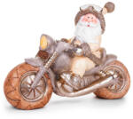MagicHome karácsonyi dekoráció, motoros Mikulás, kerámia, 47 x 18, 5 x 34 cm (TC8090951)