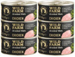  Wild Farm WILD FARM Csirkefilé 6x70g - gabonamentes nedves macskaeledel, filé húslevesben