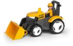 Efko Tractor Efko Igráček ECO MultiGO galben cu fiare de plug, figurină Igráček (27689)