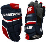 SHER-WOOD Mănuși de hochei Rekker Morph Pro Navy/Red/White Junior 12 inci