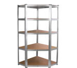 Leziter Nagy teherbírású sarokpolc 180x70x40-40 cm 175 kg króm (LNP1804040K) - geminiduo